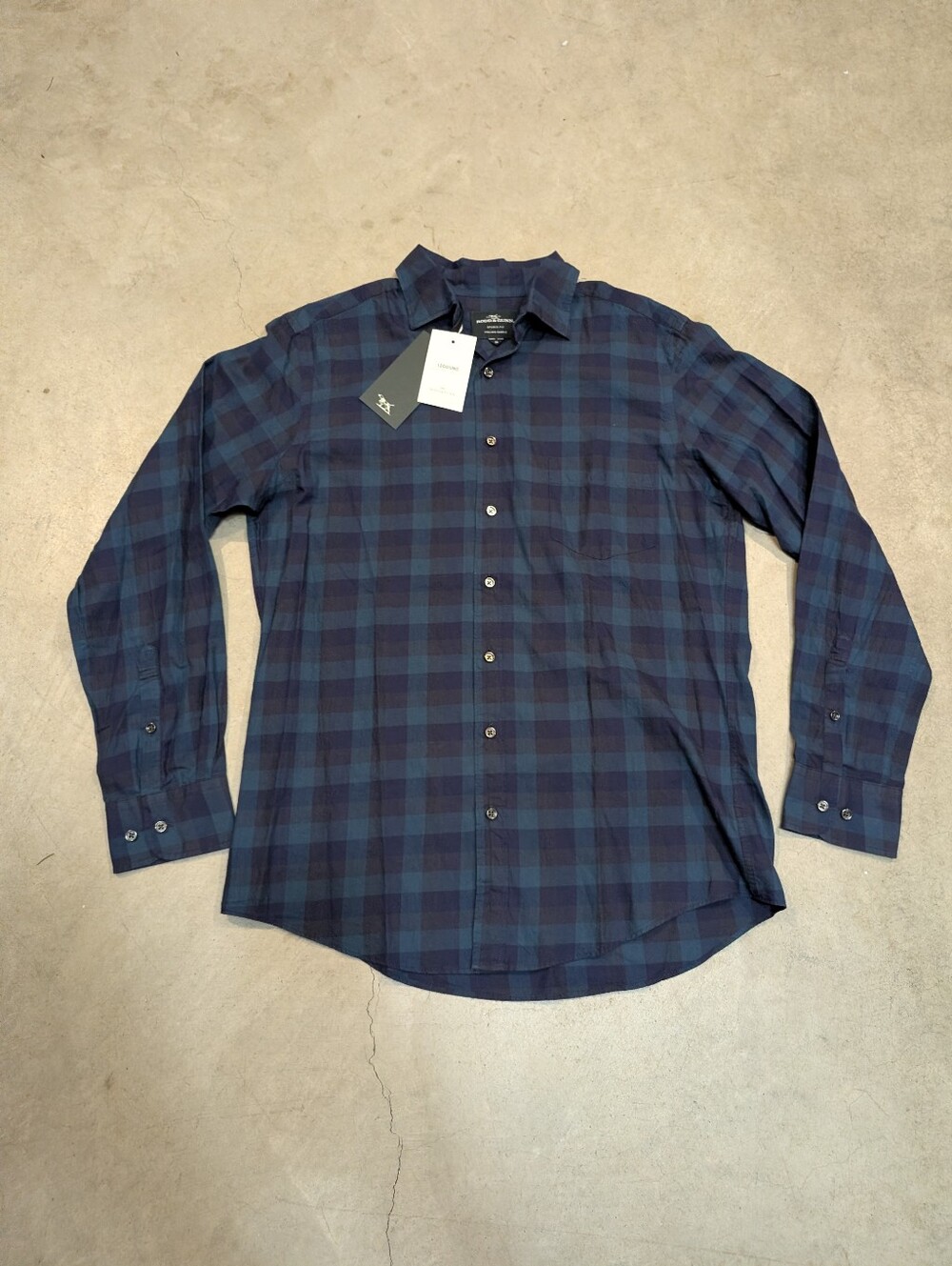 Rodd & Gunn Leggiuno Button Up Shirt Blue Mens M Long Sleeve